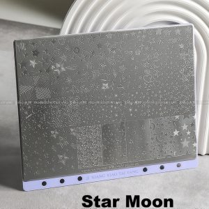 Star Moon nail stamping plate