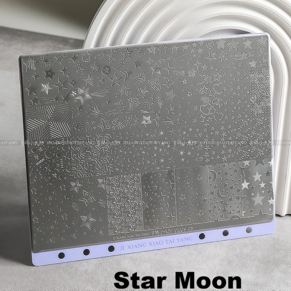 Star Moon nail stamping plate