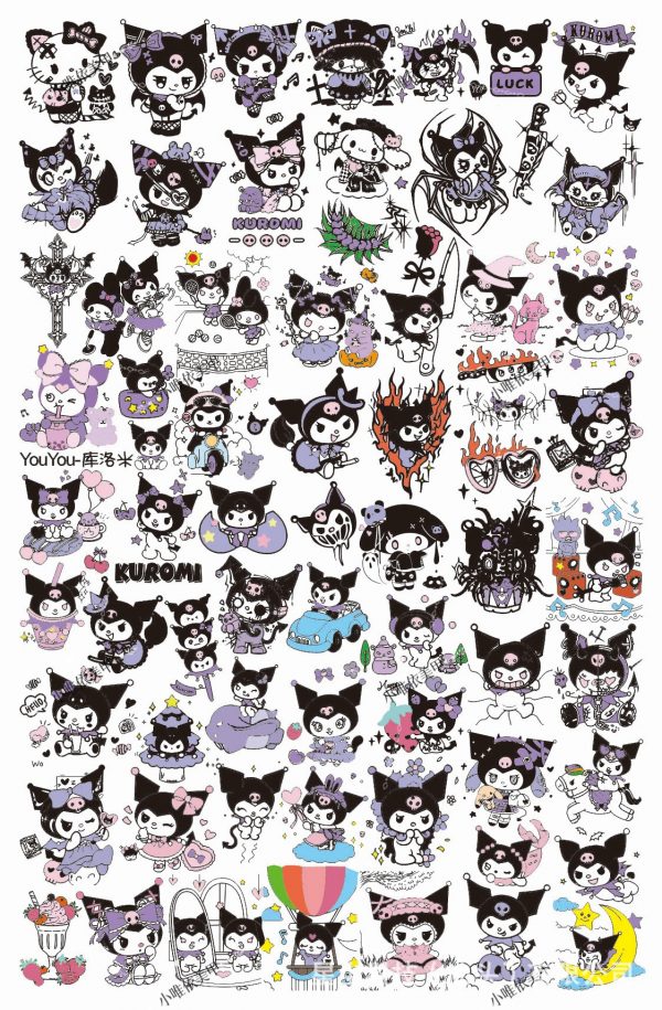 kuromi nail stamping plate