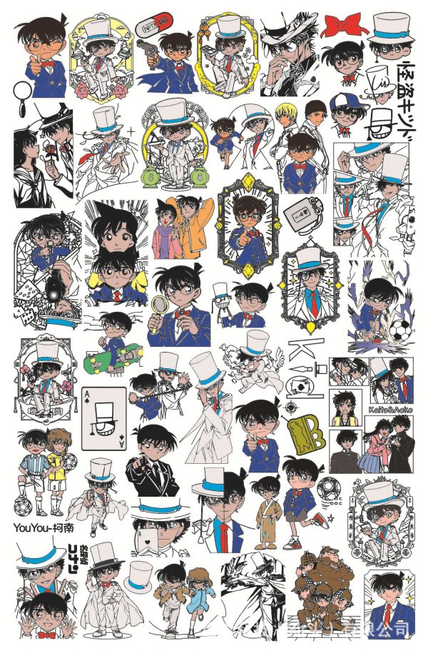Detective Conan nail stamping plate