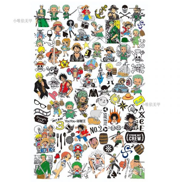 One Piece nail stamping plate