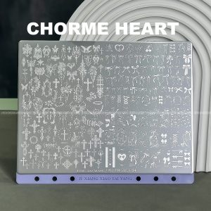 Chrome Hearts nail stamping plate