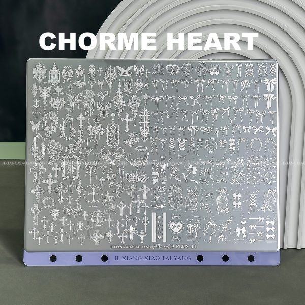 Chrome Hearts nail stamping plate