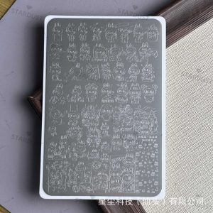 labubu nail stamping plate