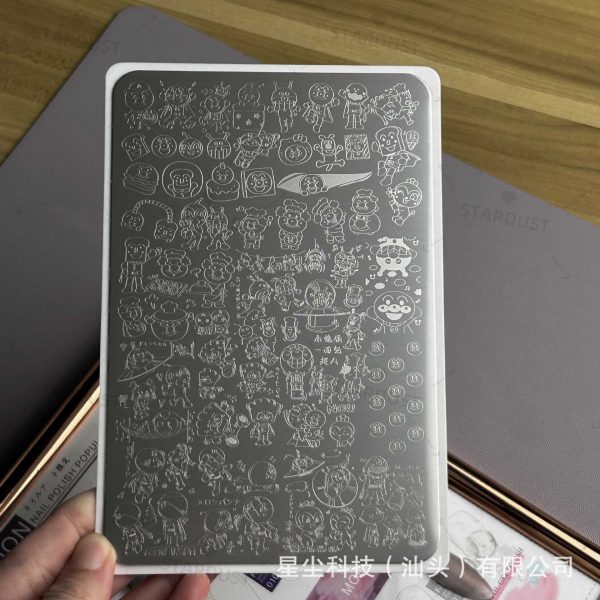 Anpanman nail stamping plate