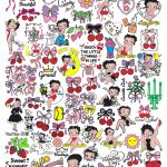 Betty Boop nail stamping plate