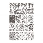 Hellokitty nail stamping plate