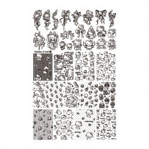 Hellokitty nail stamping plate