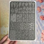 hellokitty nail stamping plate