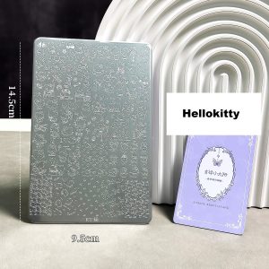 Hellokitty nail stamping plate
