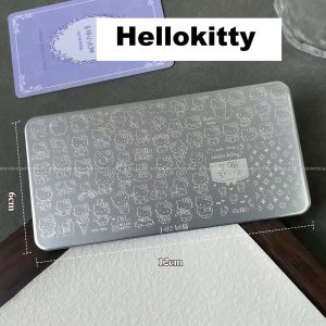hellokitty nail stamping plate