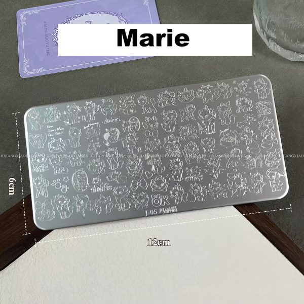 Marie nail stamping plate Marie nail stamping plate
