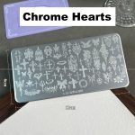 Chrome Hearts nail stamping plate