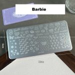 Barbie nail stamping plate