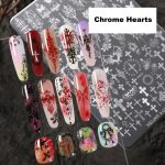 Chrome Hearts nail stamping plate (1) Chrome Hearts nail stamping plate