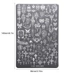 Chrome Hearts nail stamping plate