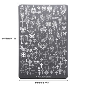 Chrome Hearts nail stamping plate