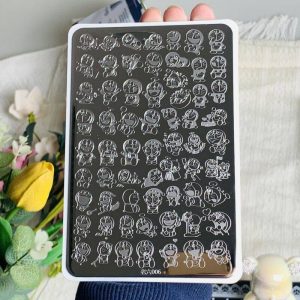 Doraemon nail stamping plate (1)