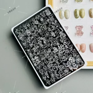 Miffy nail stamping plat
