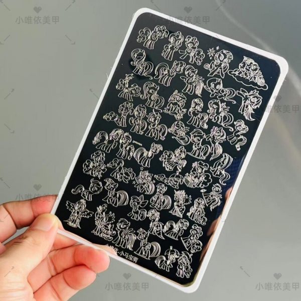 My Little Pony nail stamping plate (4)