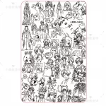 Natsume's Book of Friends nail stamping plate
