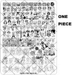 ONE PIECE nail stamping plate