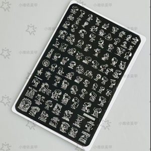 Snoopy nail stampingplate (3)