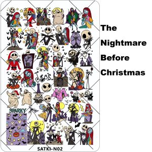 The Nightmare Before Christmas nail stamping plate