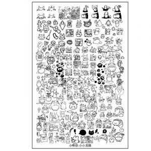 Totoro nail stamping plate (2)