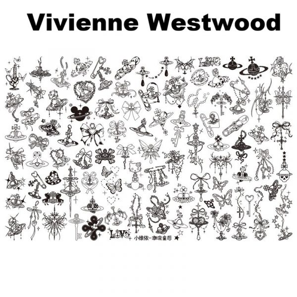 Vivienne Westwood nail stamping plate