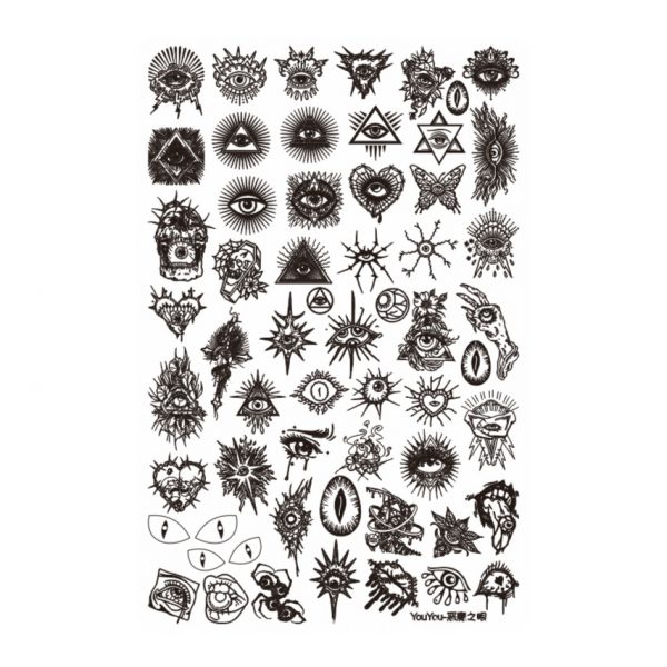 Evil Eye nail stamping plate Evil Eye nail stamping plate