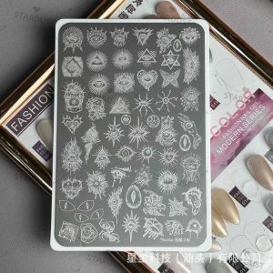 Evil Eye nail stamping plate