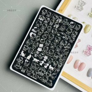 hellokitty nail stamping plate (2)
