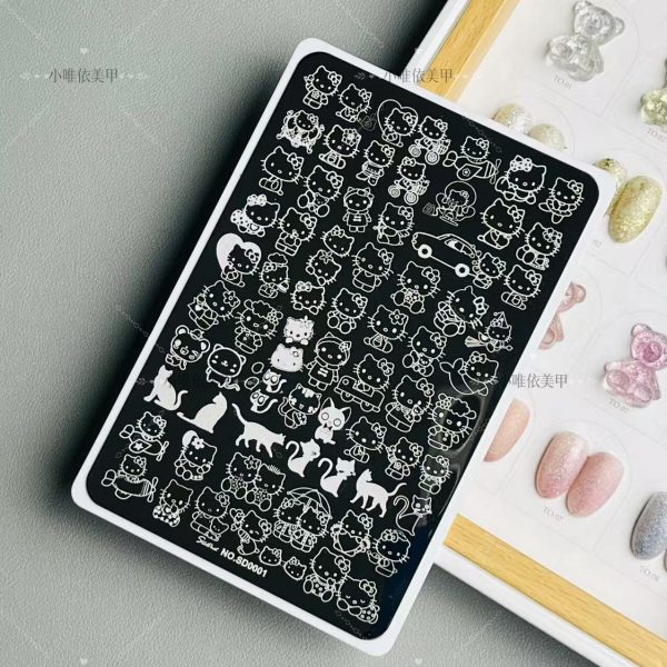 hellokitty nail stamping plate (2)