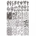 hellokitty nail stamping plate