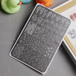 hellokitty nail stamping plate
