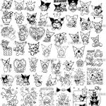 kuromi nail stampingplate (1)