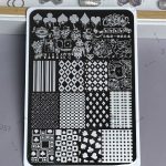 playing card nail stamping plate
