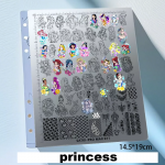 princess nail stamping plate Disney princess nail stamping plate