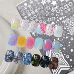star and moon nail stamping plate (4)