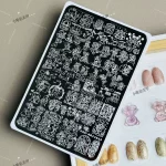 super mario nail stamping plate