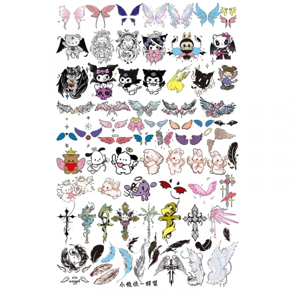 sanrio wing nail stamping plate