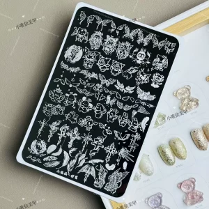 sanrio wing nail stamping plate