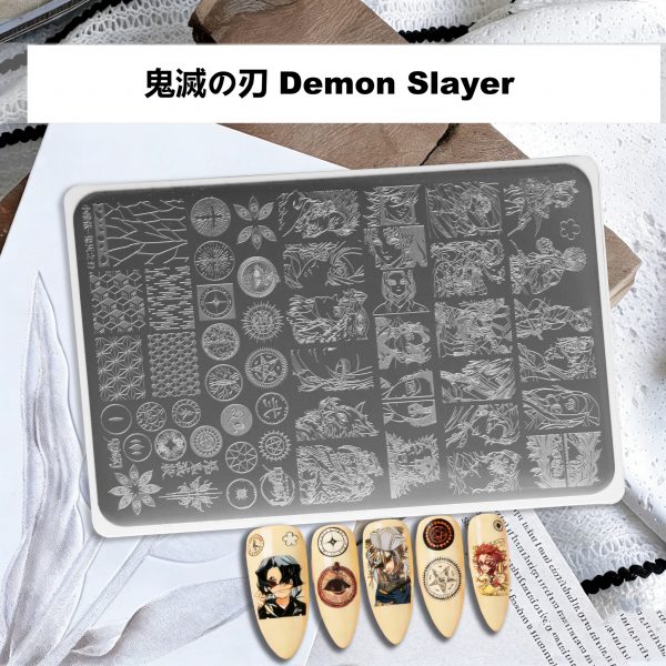 鬼滅の刃 Demon Slayer nail stampingplate 2