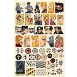 鬼滅の刃 Demon Slayer nail stampingplate 2
