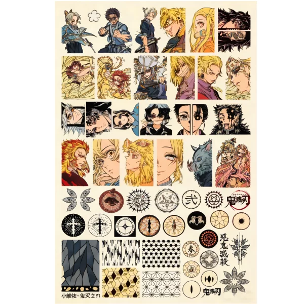 鬼滅の刃 Demon Slayer nail stampingplate 2