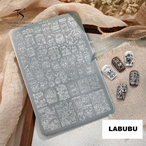LABUBU nail stamping plate