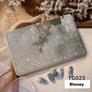 Disney nail stamping plate