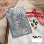 Christmas nail stamping plate