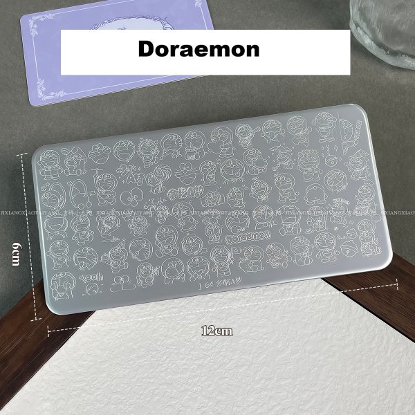 Doraemon nail stamping plate